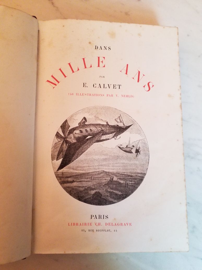 Null 
CALVET (E) - In Mille anni 
Parigi, Delagrave, senza data [1884], 2 volumi&hellip;