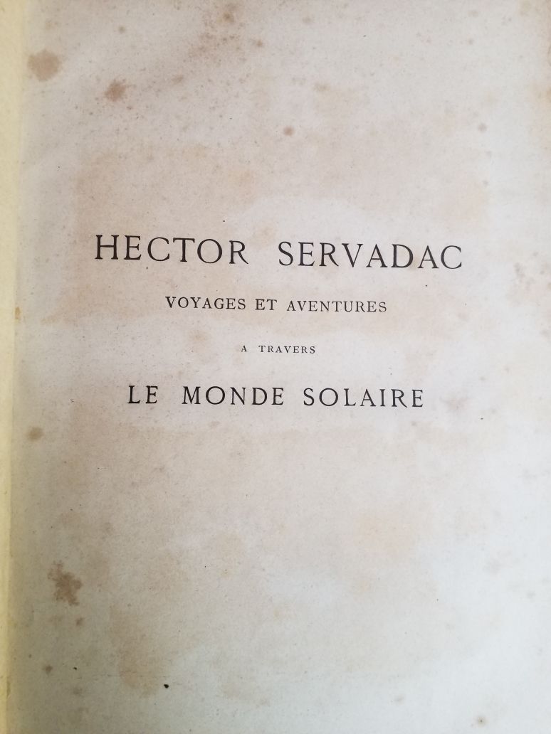 Null 
VERNE (Jules) - Hector Servadac.
Paris: Hetzel, s.D. In-8 von 395 Seiten, &hellip;