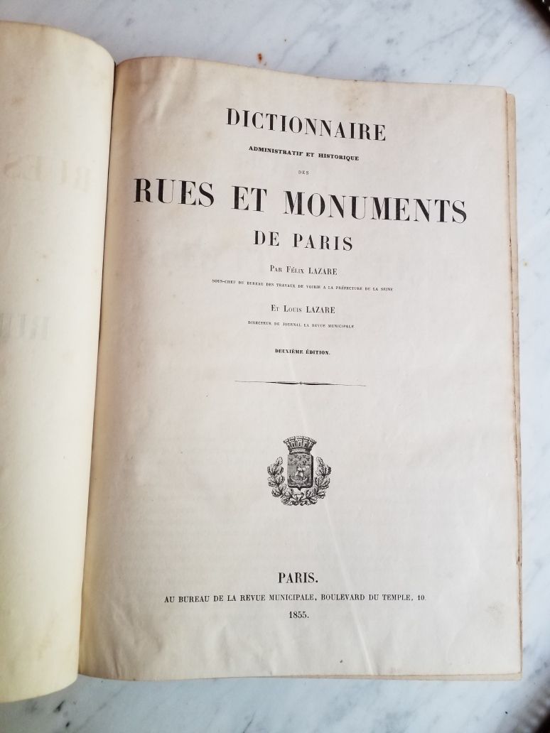 Null LAZARE(Félix)和LAZARE(Louis)--巴黎街道及其纪念物的行政和历史词典

巴黎，LAZARE，1844年，4开本平装，半绿色ba&hellip;