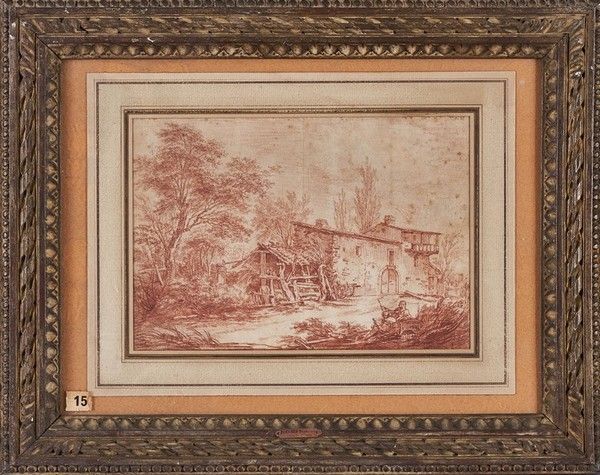 Null French school of the 18th century

The Old Farm

Sanguine on paper.

19 x 2&hellip;