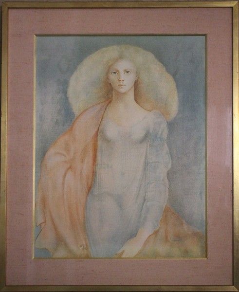 Null Léonor FINI (1907-1996)

Portrait de femme au châle rose 

Lithographie en &hellip;
