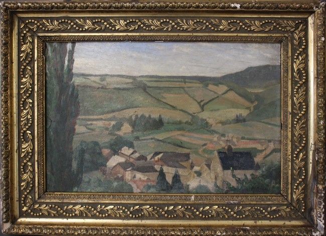 Null R. MASSON (XX secolo)

Vista di un villaggio nei Paesi Baschi 

Olio su tav&hellip;