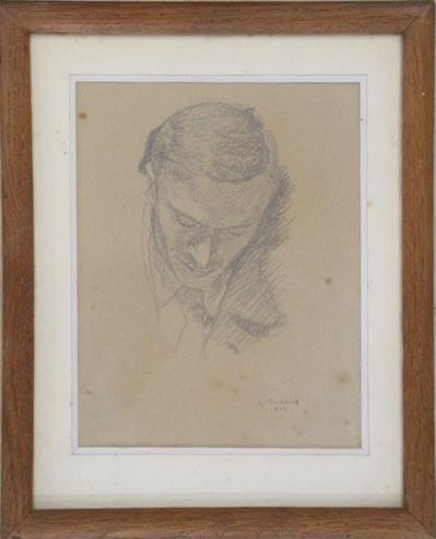 Null Geneviève DUBOSCQ (20世纪)



一个低头的男人的肖像（朱尔斯-乔伊特？）



纸上石墨

 右下方有签名和日期1945年。
&hellip;