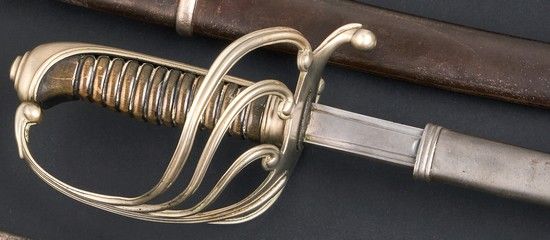 Null INFANTRY OFFICER'S SABRE, type
1882Horn
handle
(missing watermark), iron fr&hellip;