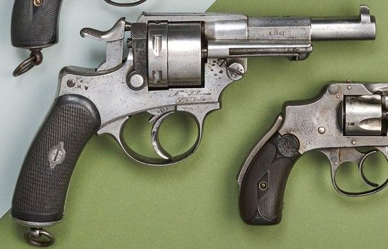 Null REVOLVER D'ORDONNANCE modèle 1873 S 1881, 6 coups, cal. 11-73, double actio&hellip;