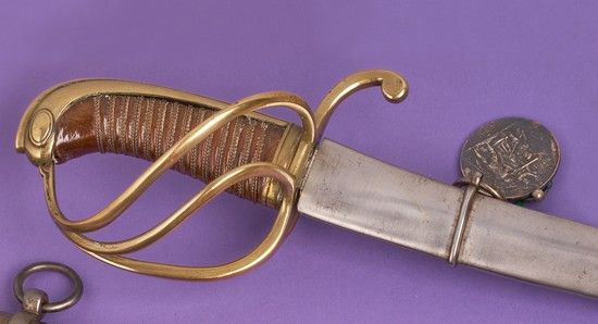 Null SPANISH LIGHT CAVALRY OFFICER'S
SABRELeather-covered
handle
with filigree, &hellip;