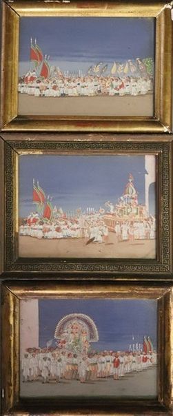 Null Indian school of the XXth century

Procession of dignitaries

Three fixed u&hellip;