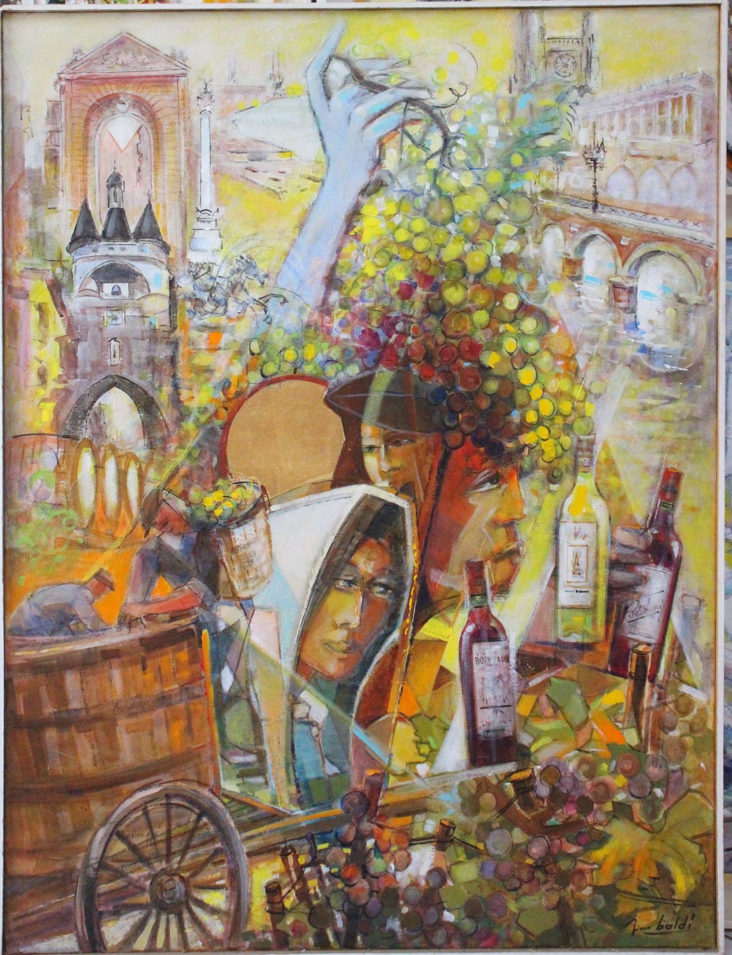 Null Pierre LABADIE conocido como BALDI (1919-2022)
Los viñedos de Burdeos
Óleo &hellip;