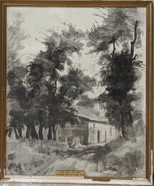 Null Paul BAZE (1901-1985)
La casa nella foresta
Lavaggio a inchiostro su carta &hellip;
