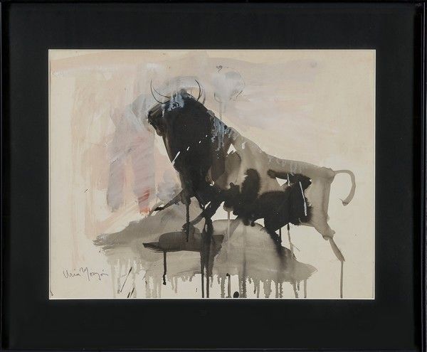 Null Antonio URIA MONZON (1929-1996)
Il toro vittorioso
Olio, inchiostro e lavag&hellip;