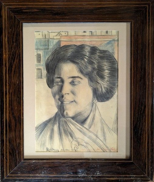 Null Robert-Adrien DELETANG (1874-1951)
Ritratto di una Sevillana, 1904
Firmato &hellip;