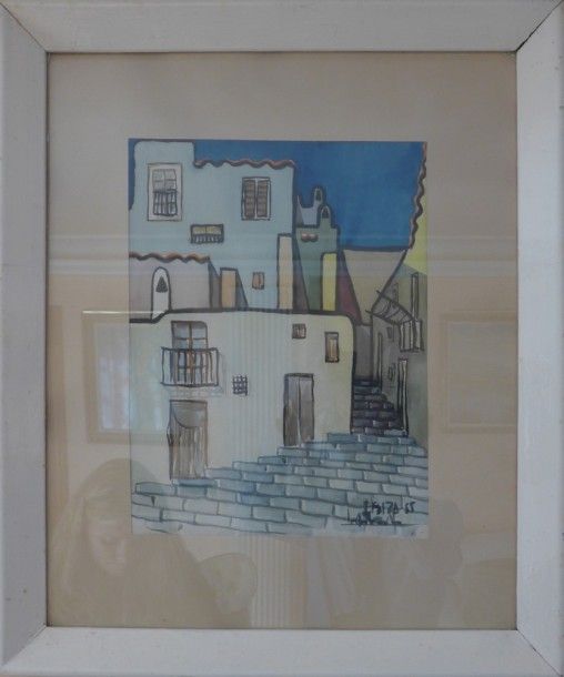 École MODERNE du XXe siècle 

Ibiza, 1955

Aquarelle sur papier, signée en bas à&hellip;