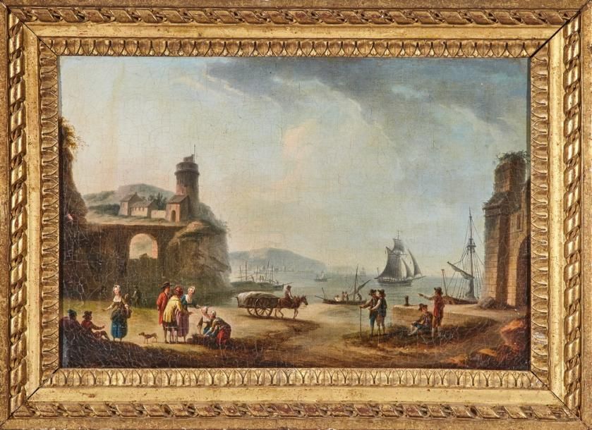 ATTRIBUÉ À JEAN FRANÇOIS HUE (1751 - 1823) Attribué à Jean François HUE (1751 - &hellip;