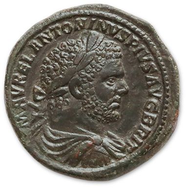 Null CARACALLA (198-217)
Sesterce. Rome (213). 
 His laurelled, draped and cuira&hellip;