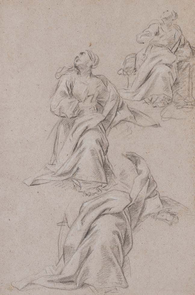 École italienne du début du XVIIIème siècle Estudio de figuras
Dibujo por ambas &hellip;