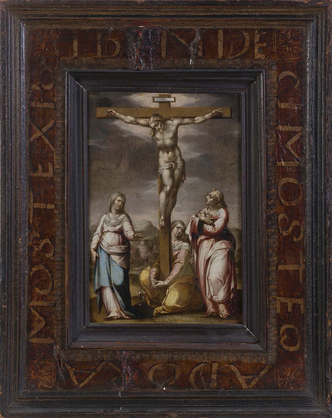 Francesco CAVAZZONI (Bologne 1559 - 1616) 十字架
铜质
24 x 16.5 cm
装在16世纪的模制和彩绘木框中。
出&hellip;