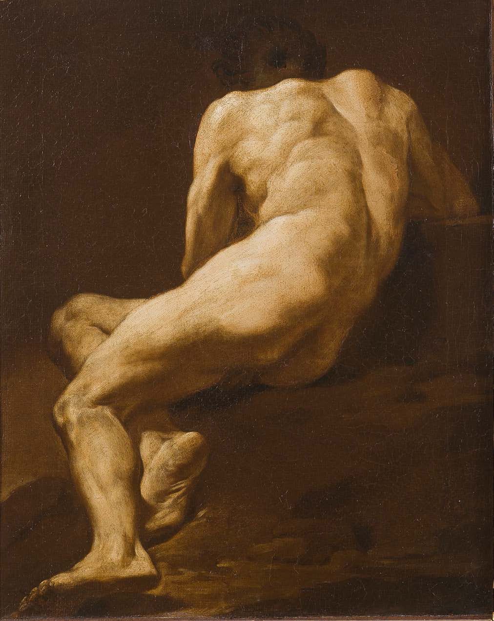 Attribué à Giuseppe Maria CRESPI (1665 - 1747) Étude d'homme de dos
Étude de nu &hellip;