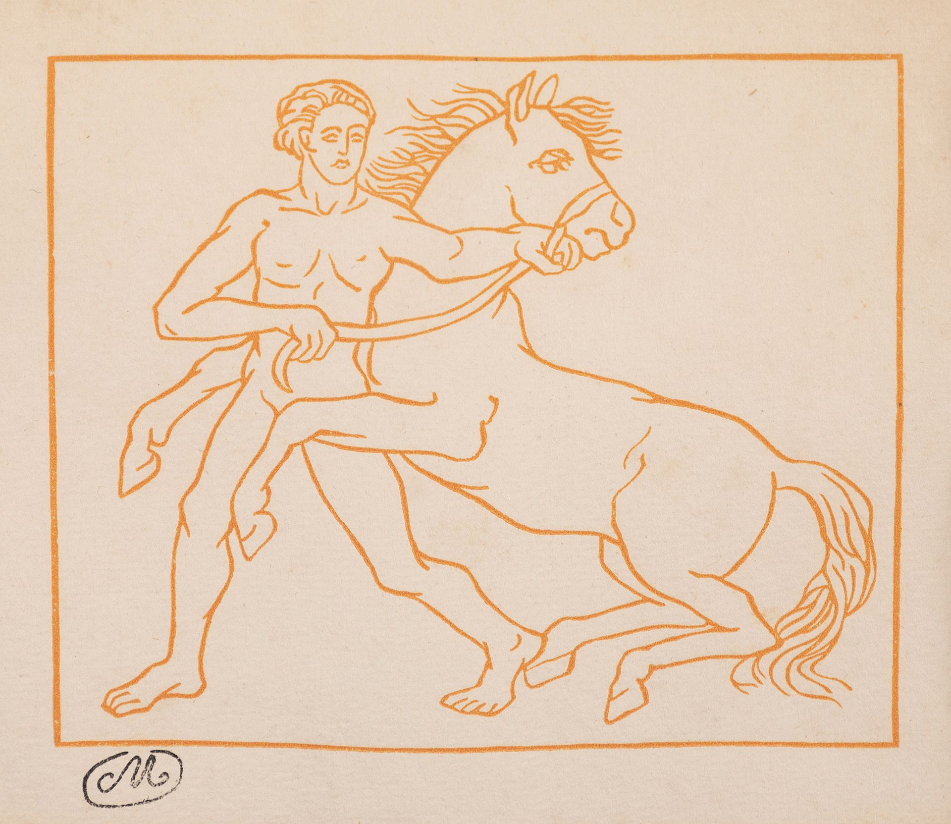Aristide MAILLOL (1861-1944) Athlète tenant un cheval par le licol
Gravure sur b&hellip;