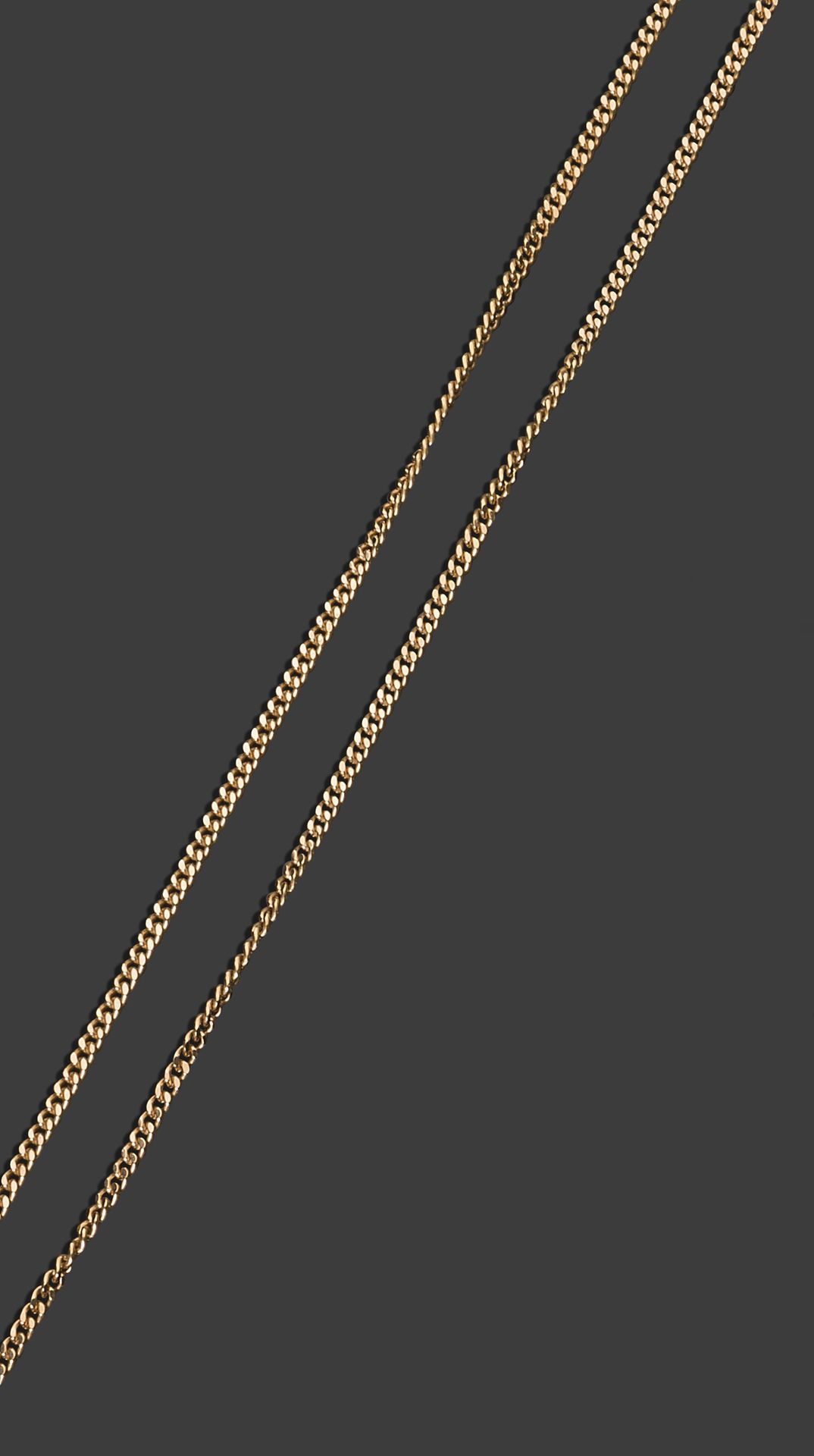 Null Yellow gold chain (18K), flat link

Lg 80 cm

Weight 20.98 g