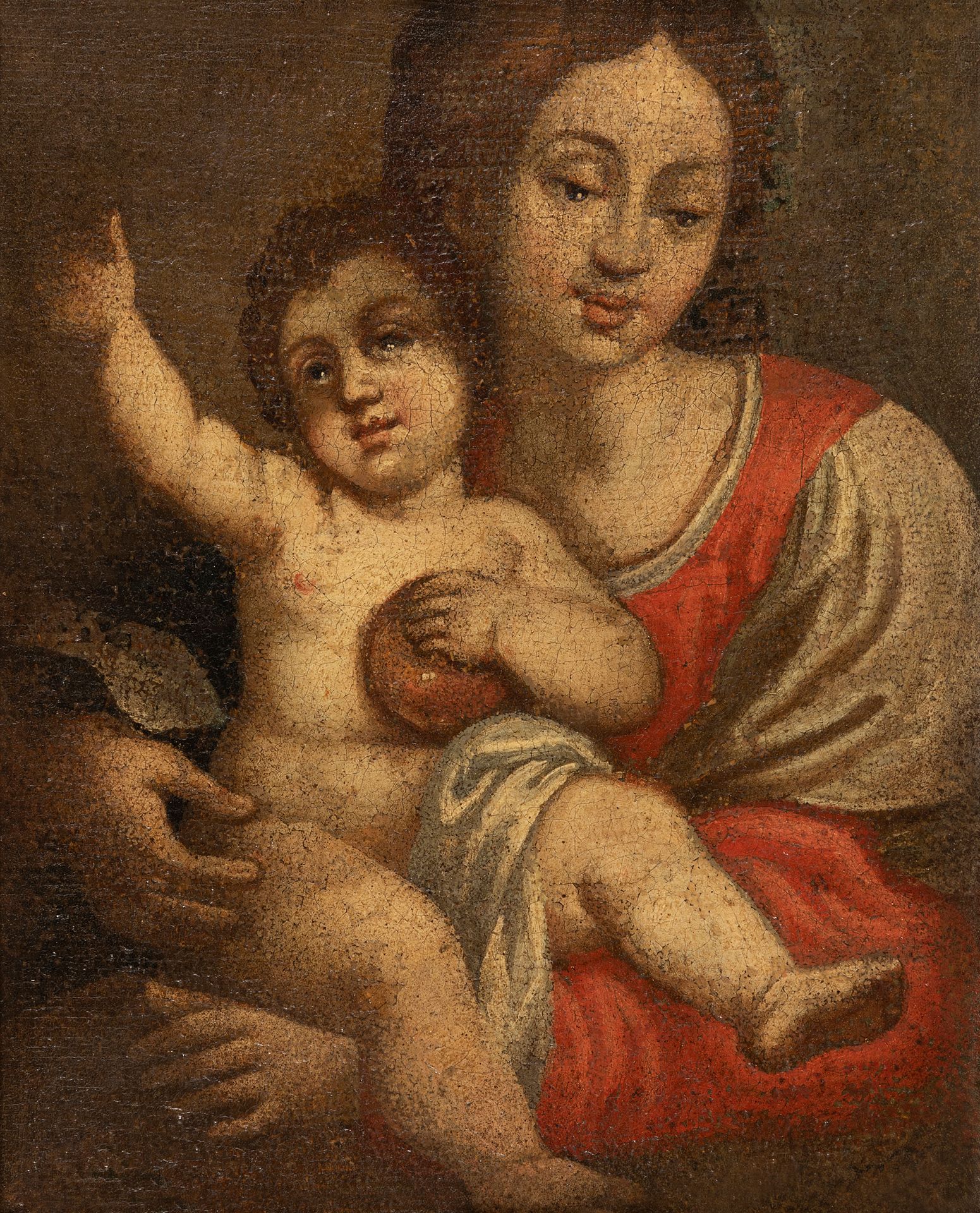 Null Scuola italiana del XVIII secolo

Maternità

Olio su tela ridipinto

27,5 x&hellip;