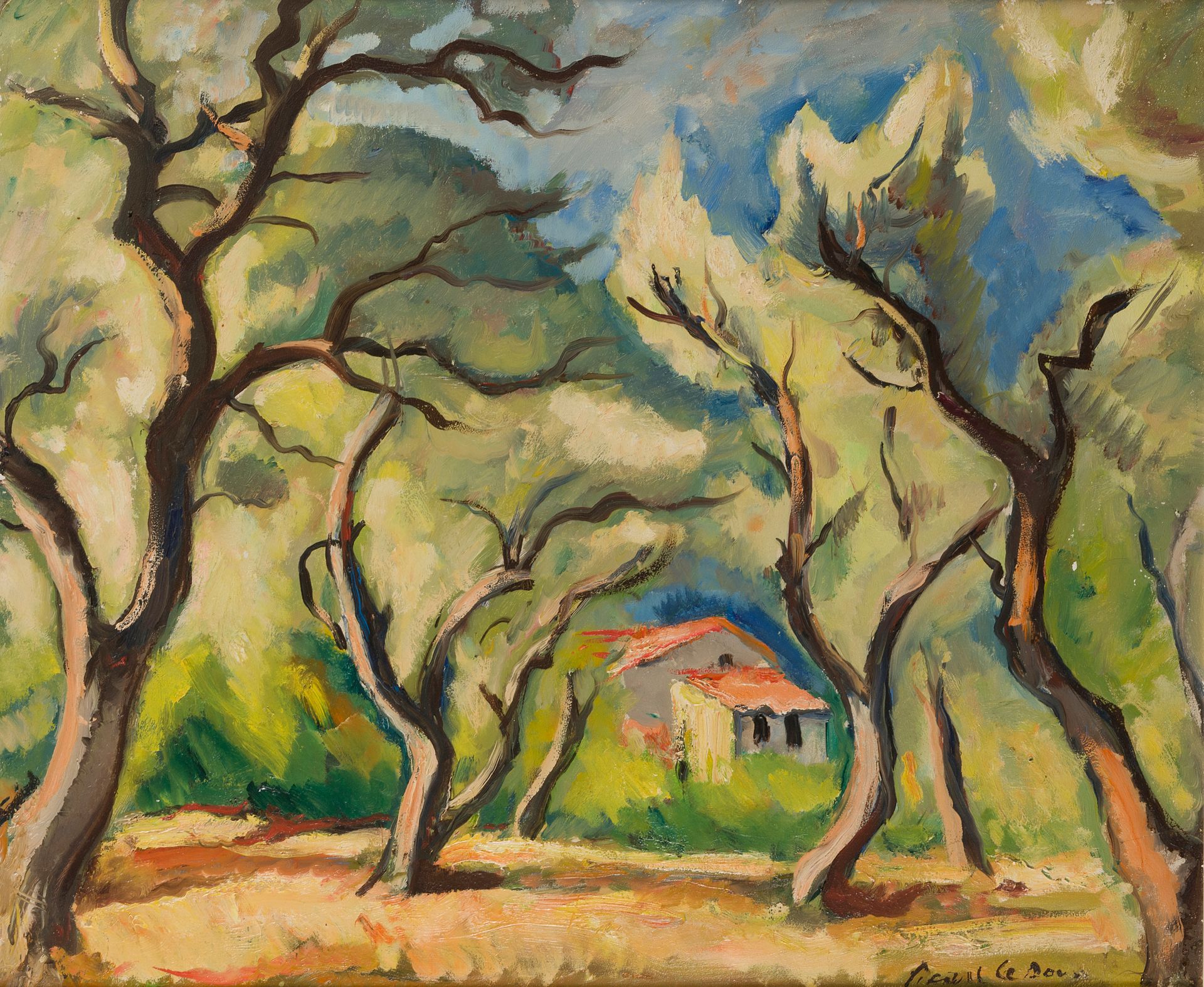 Null 查尔斯-皮卡特-勒杜(1881-1959)
橄榄树
右下角有签名的伊索尔油彩
60 x 73 cm

注:
在大皇宫春季沙龙上展出