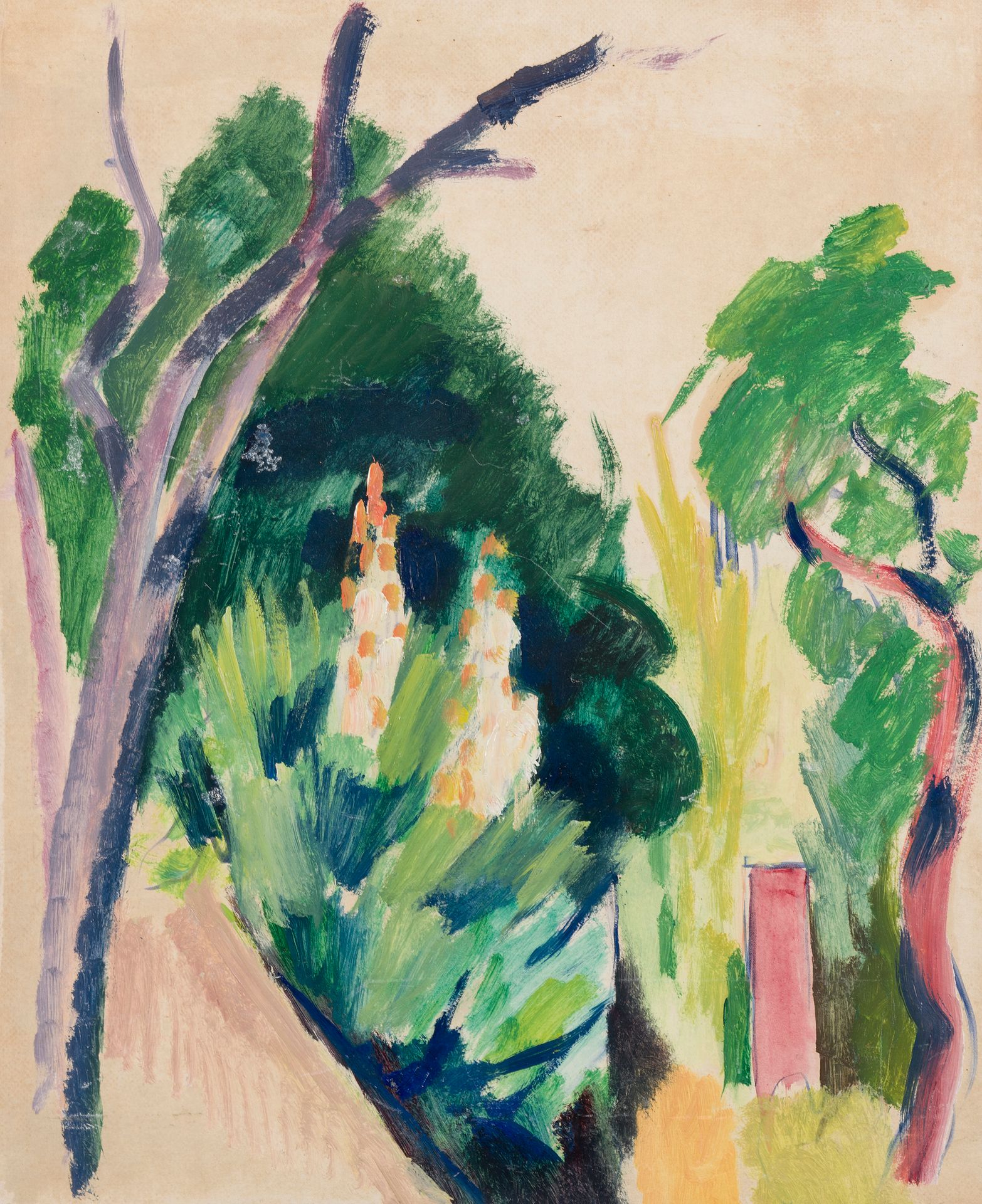 Null Charles PICART LE DOUX (1881-1959)
Kubistische Komposition, 1910
Öl auf Kar&hellip;