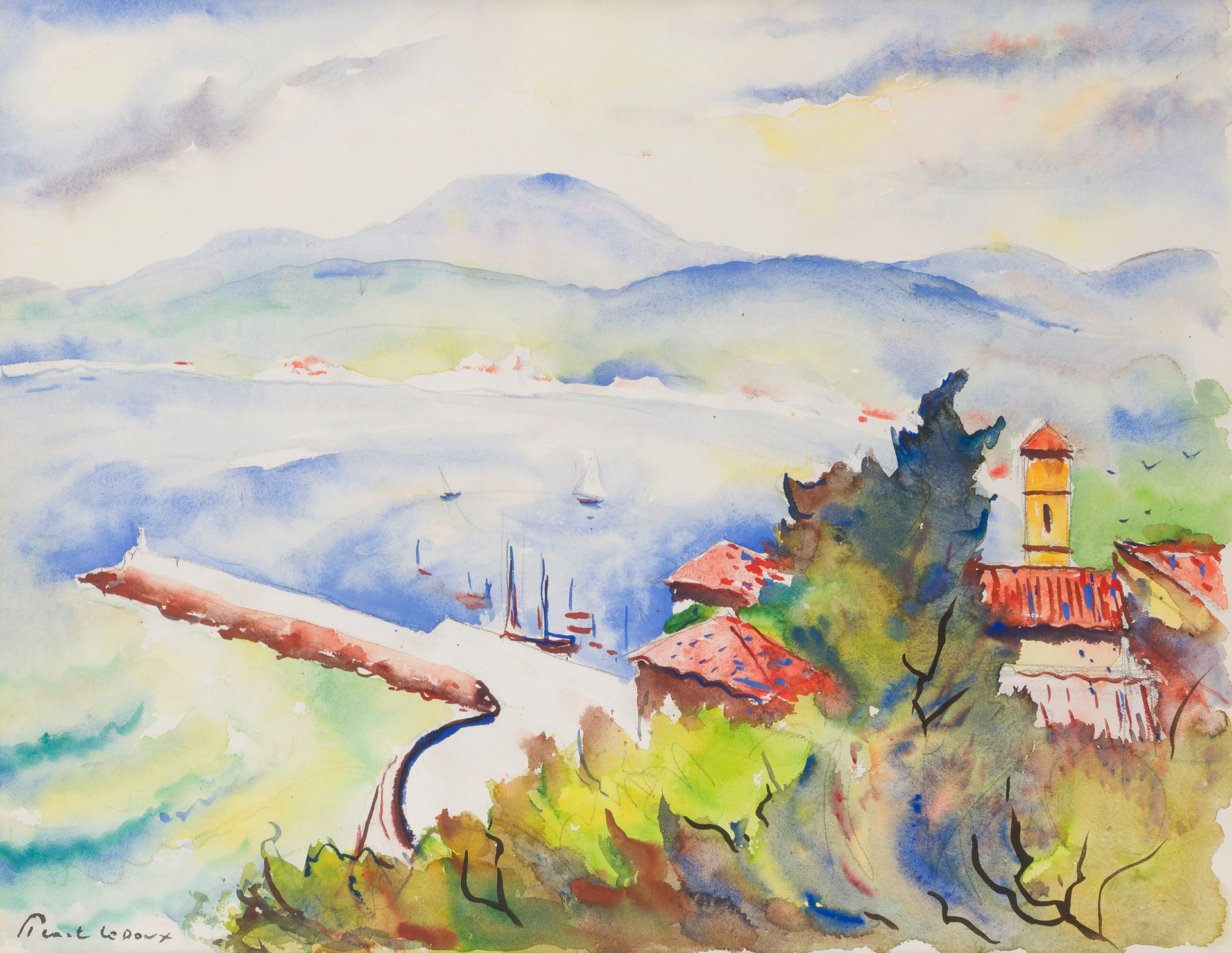 Null Charles PICART LE DOUX (1881-1959)
Sainte-Maxime
Watercolor on paper signed&hellip;