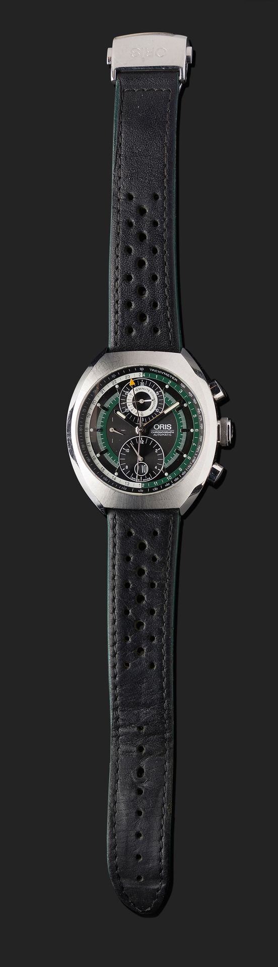 Null ORIS
Chronograph Grand Prix 70, number 76/9
Steel bracelet chronograph.
Bar&hellip;