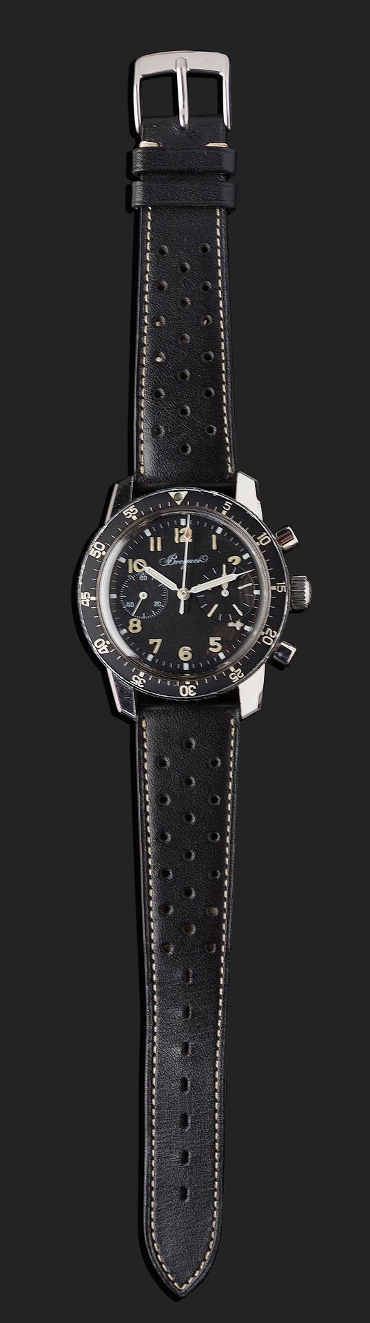 Null BREGUET
Type XX, numéro B21426 / 35846
Rare et beau chronographe bracelet d&hellip;