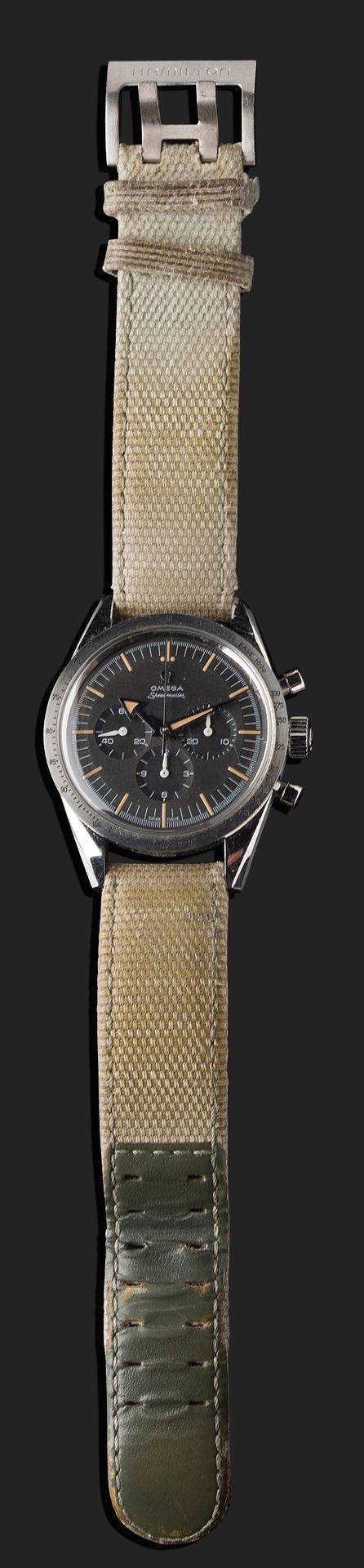 Null OMEGA
Speedmaster. Trilogy 1957
Number 78768516.
Steel bracelet chronograph&hellip;