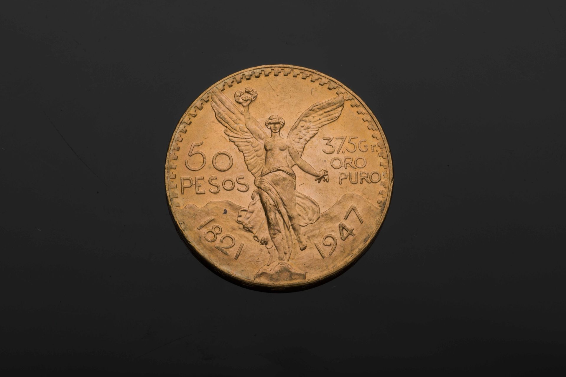 Null 1 moneda de oro de 50 Pesos - México