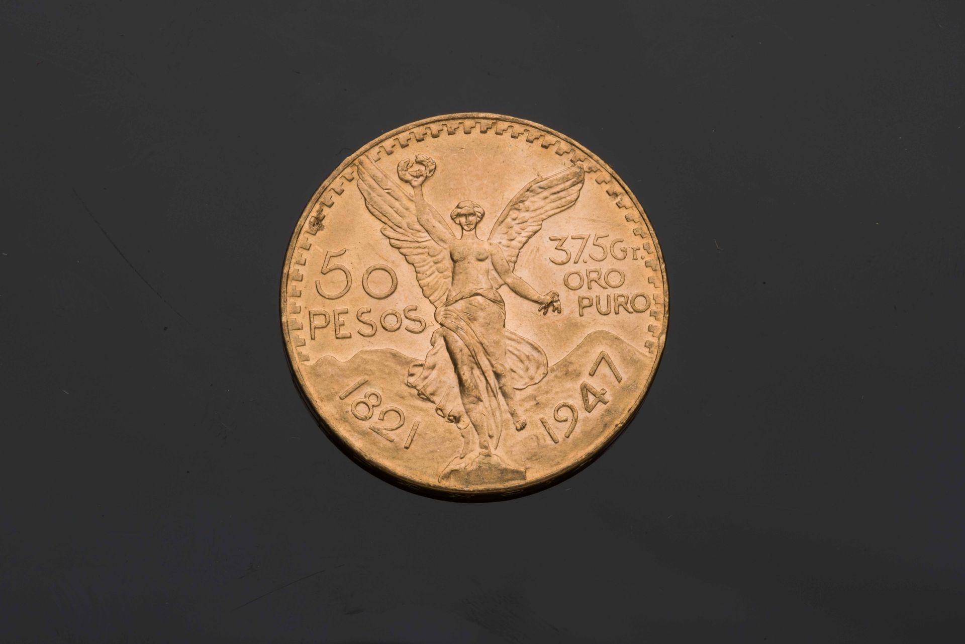 Null 1 moneda de oro de 50 Pesos - México