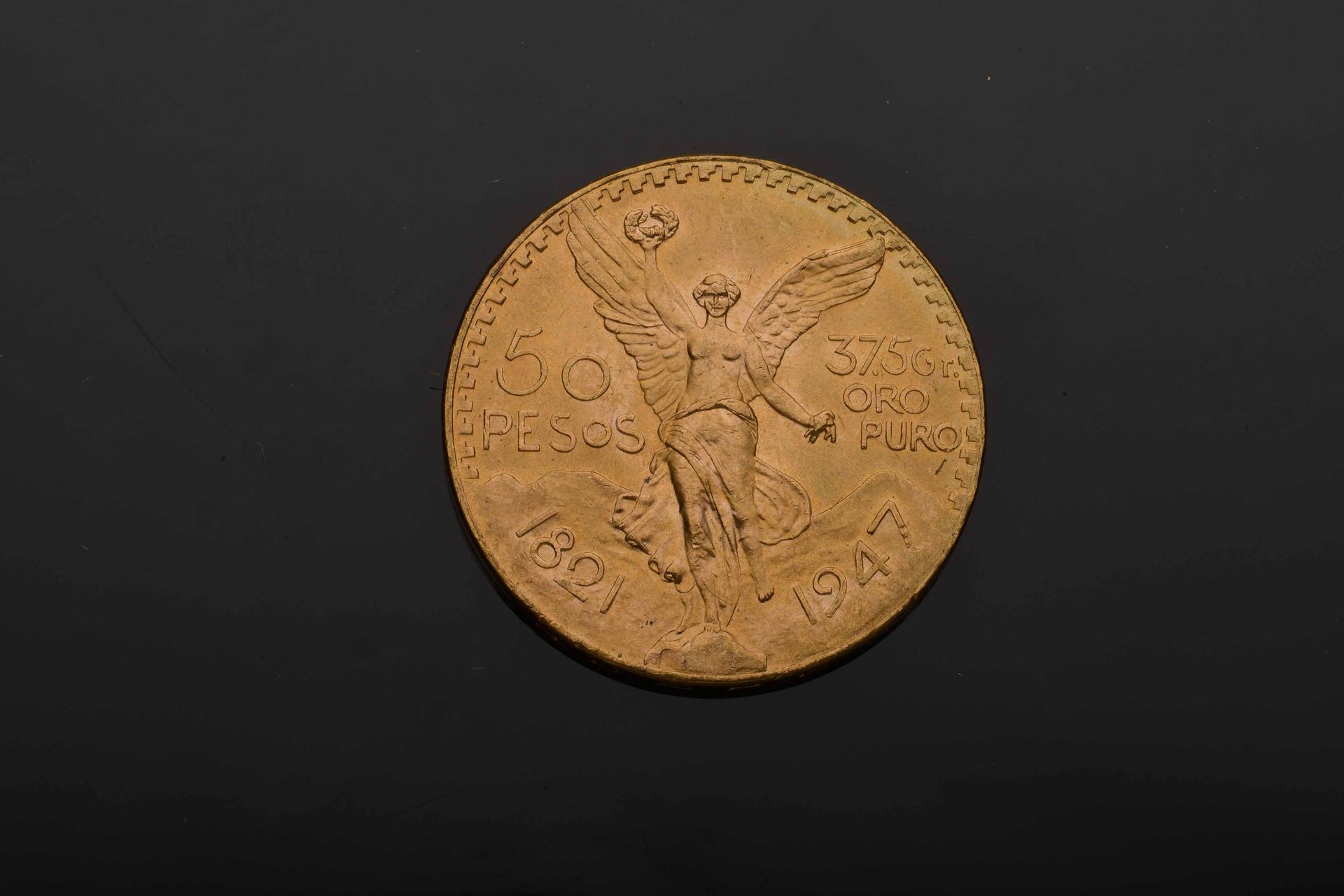 Null 1 piece of 50 Pesos gold - Mexico