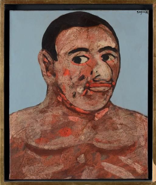 Antonio Segui (Né en 1934) Torso Acrylique sur toile, signé en haut à droite et &hellip;