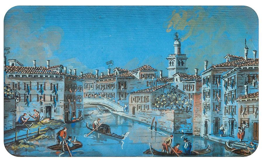 Giacomo Guardi (1764-1835) Veduta del Canal
Gouache. Titré, signé au dos 11,5 x &hellip;