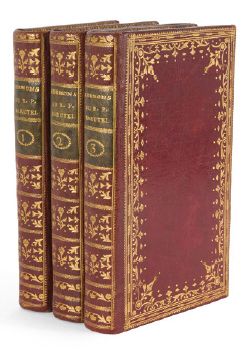 BARUTEL. Sermons, panégyriques et discours. Toulouse, D. Desclassan, 1788; 3 vol&hellip;