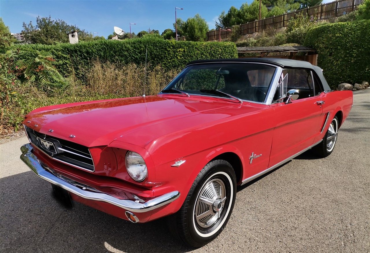 FORD MUSTANG Cabriolet V8 289 ci - 1965 Mustang code C première génération, l’ic&hellip;