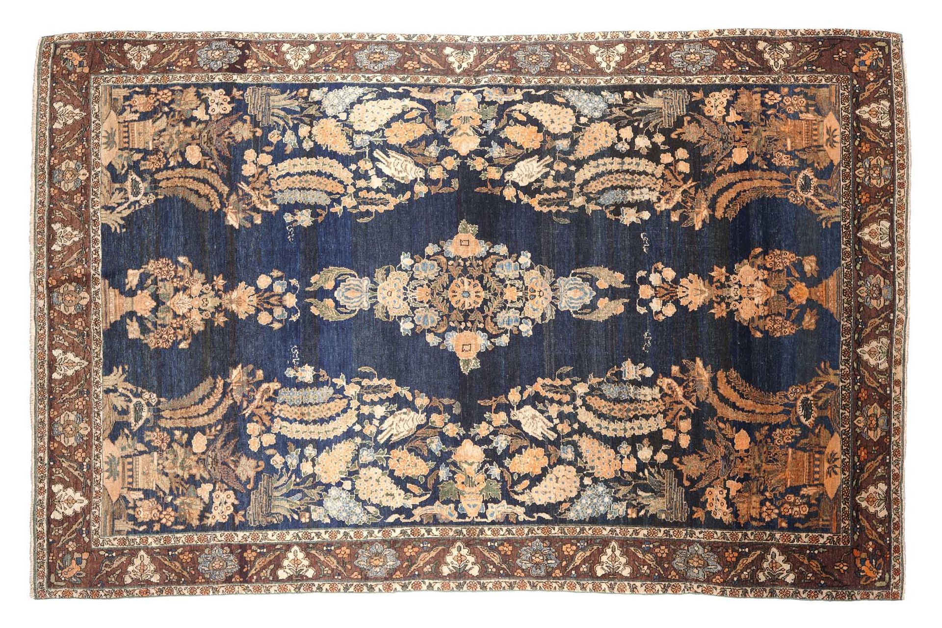 Null Teppich SAROUK (Persien), Ende des 19.

Jahrhundert. Maße: 210 x 135cm

Tec&hellip;