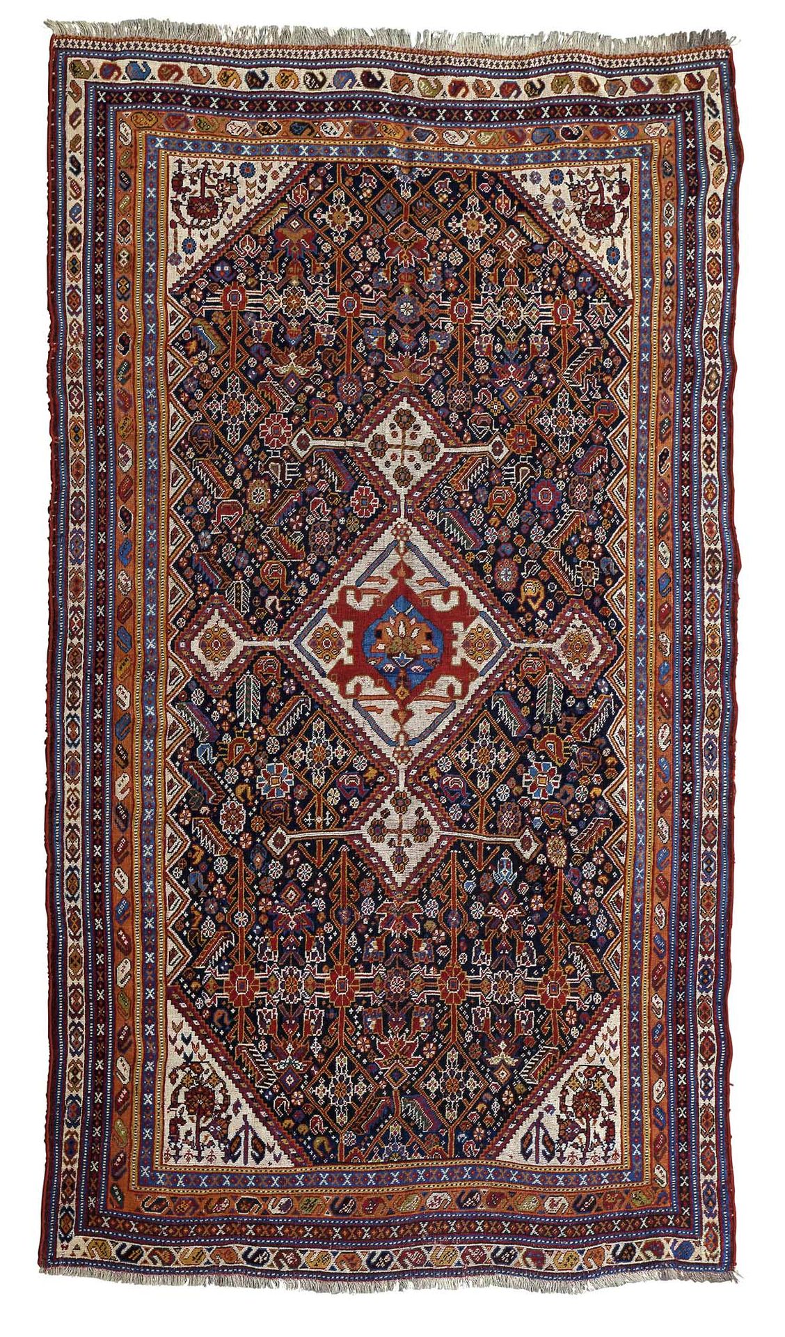 Null Alfombra KASHGAI (Persia), finales del siglo XIX

Dimensiones : 218 x 140cm&hellip;