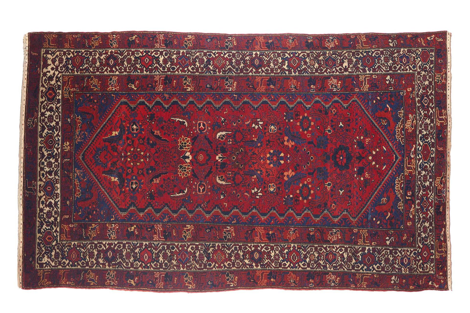 Null Feiner MELAYER-Teppich (Persien), Ende 19.

Maße: 194 x 115cm

Technische M&hellip;
