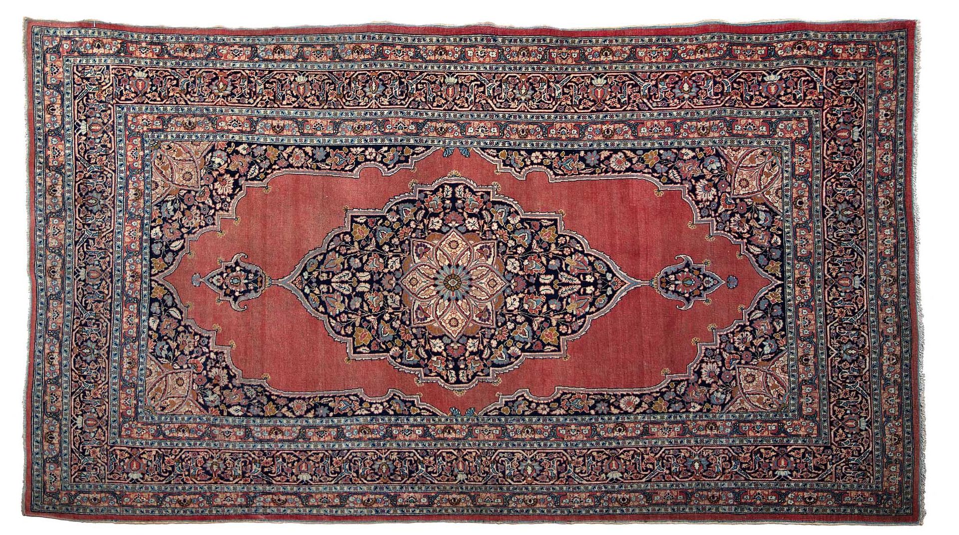 Null Tapis TABRIZ tissé dans le célèbre atelier du Maître tisserand DJAFFER (Per&hellip;