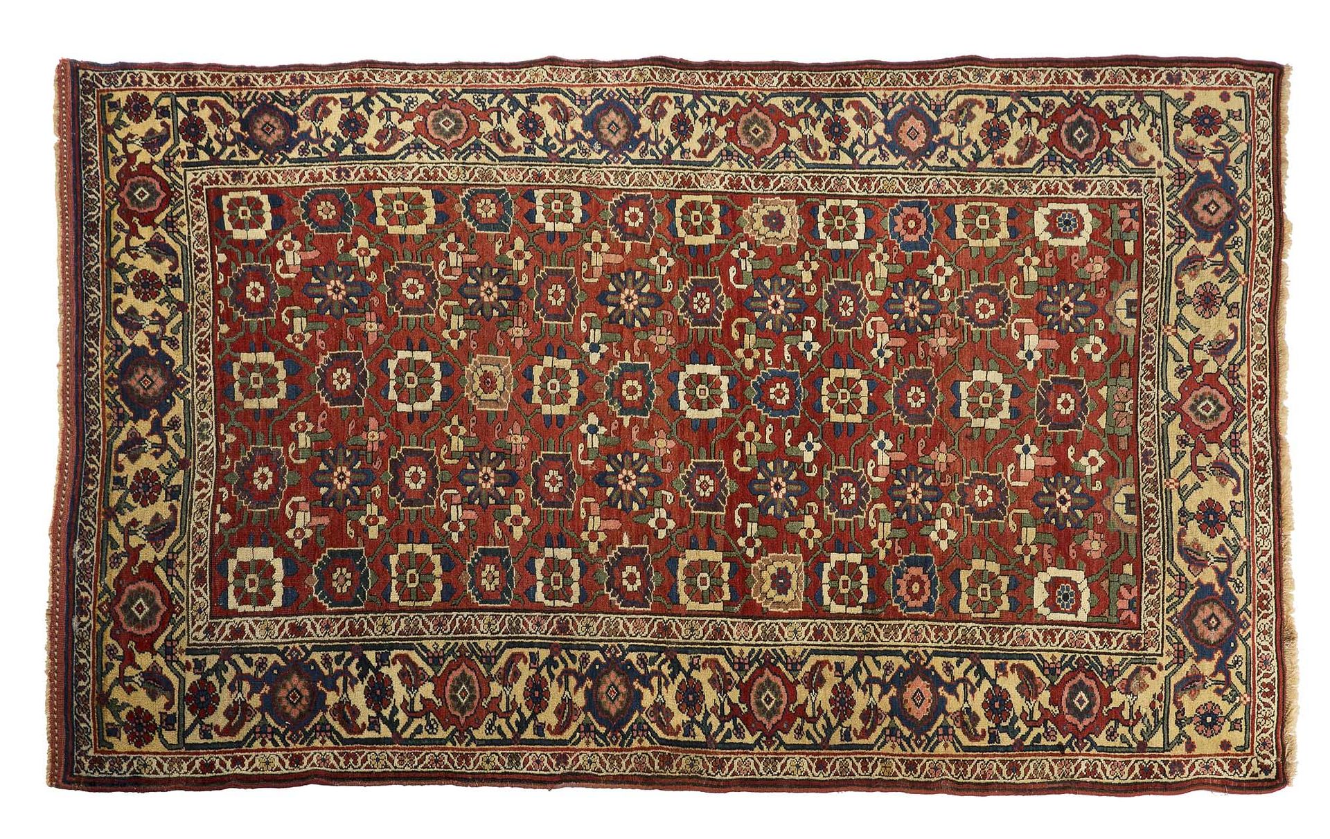 Null Old BIDJAR carpet on woolen chains (Persia), end of the 19th century

Dimen&hellip;