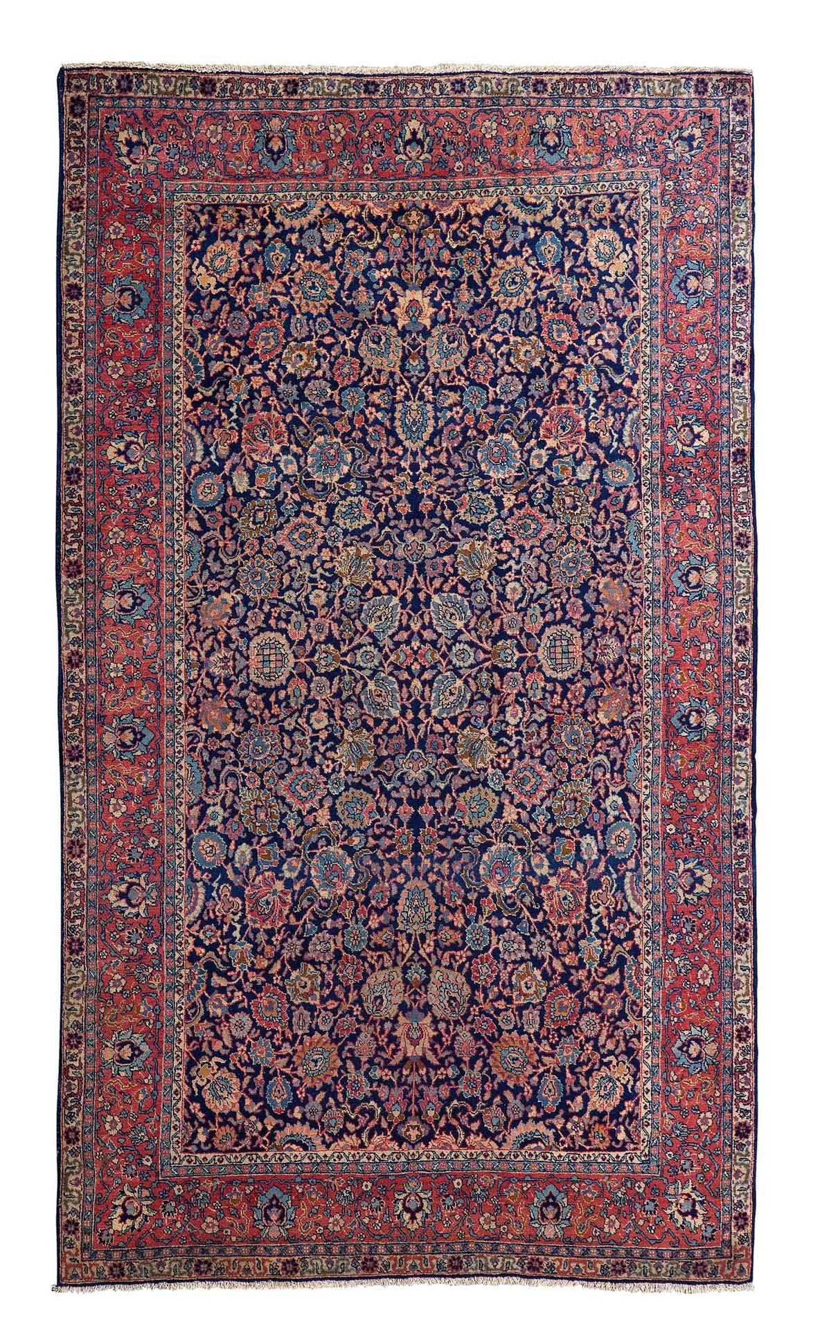 Null TABRIZ carpet (Persia), early 20th century

Dimensions : 218 x 142cm

Techn&hellip;