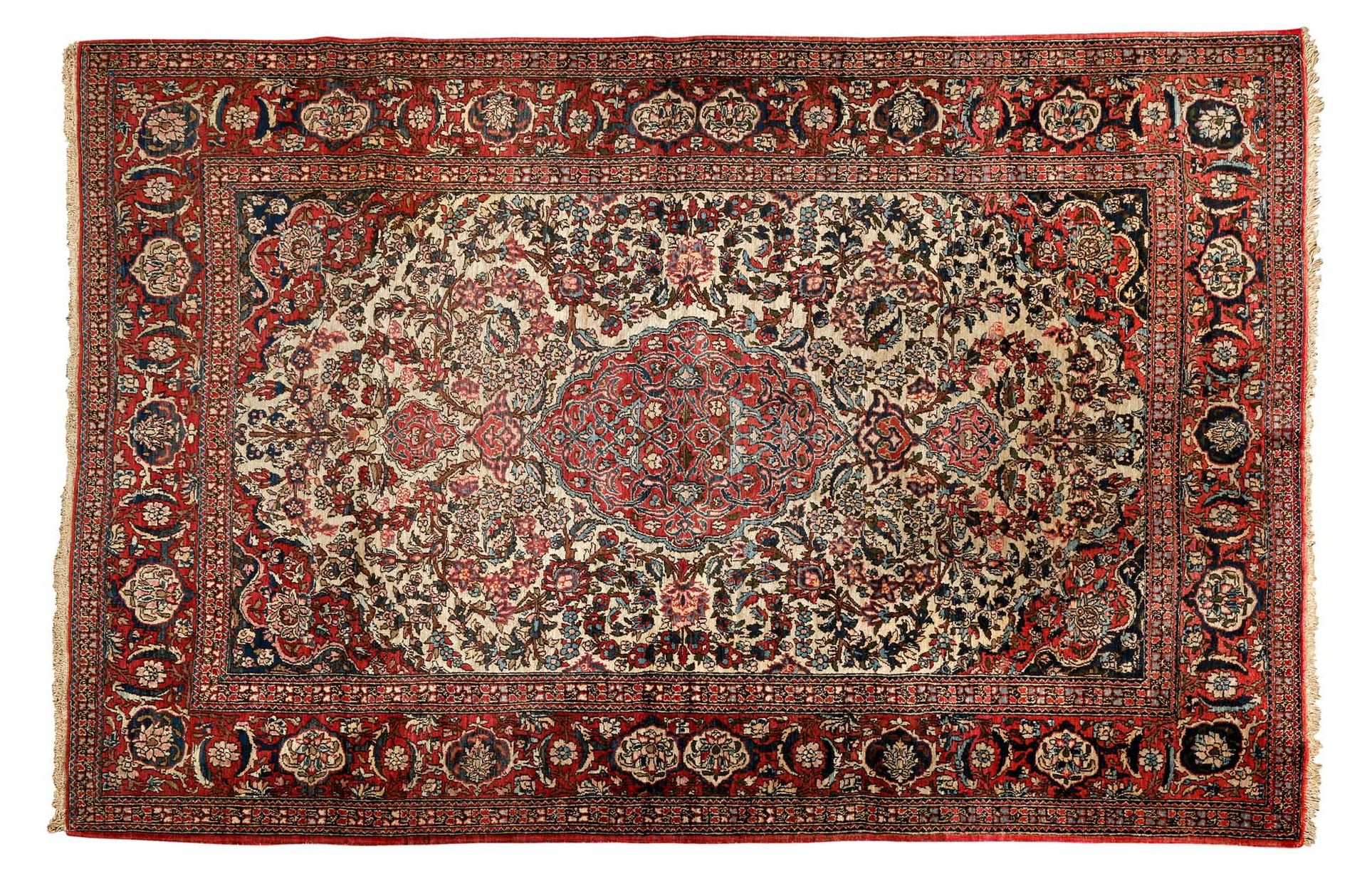 Null ISPAHAN carpet (Persia), late 19th century

Dimensions : 200 x 143cm

Techn&hellip;