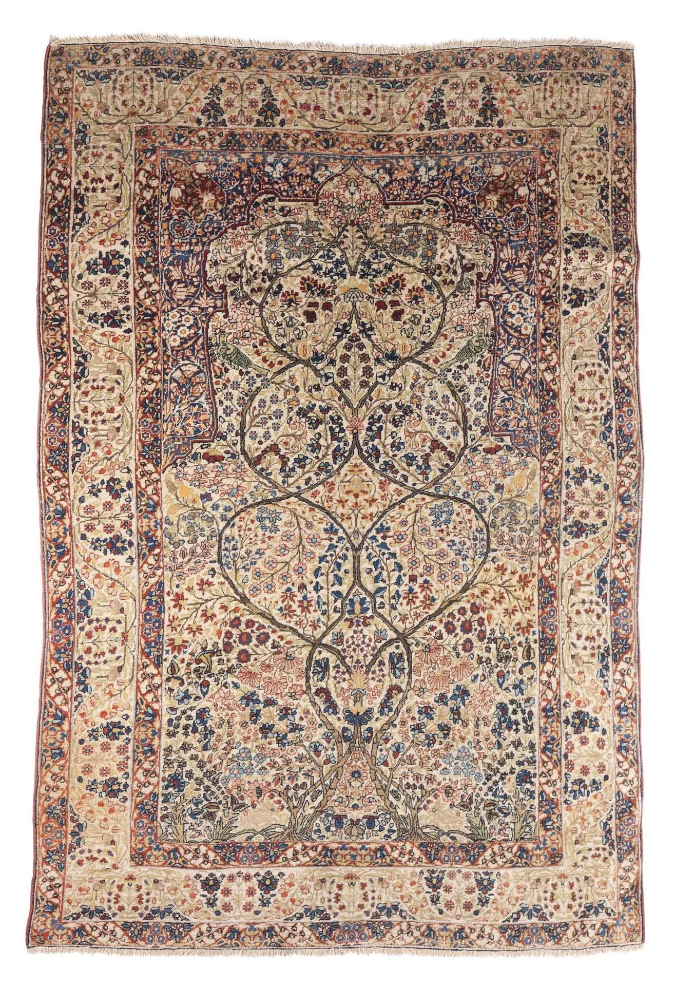 Null KIRMAN-Teppich (Persien) Ende des 19. Jahrhunderts.

Jahrhundert. Maße: 206&hellip;