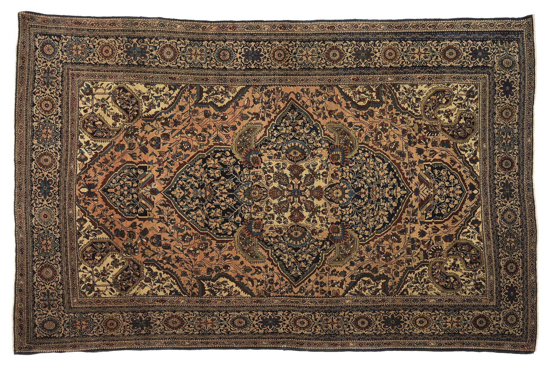Null SAROUK-Teppich (Persien), Ende des 19.

Jahrhundert. Maße: 192 x 121cm

Tec&hellip;
