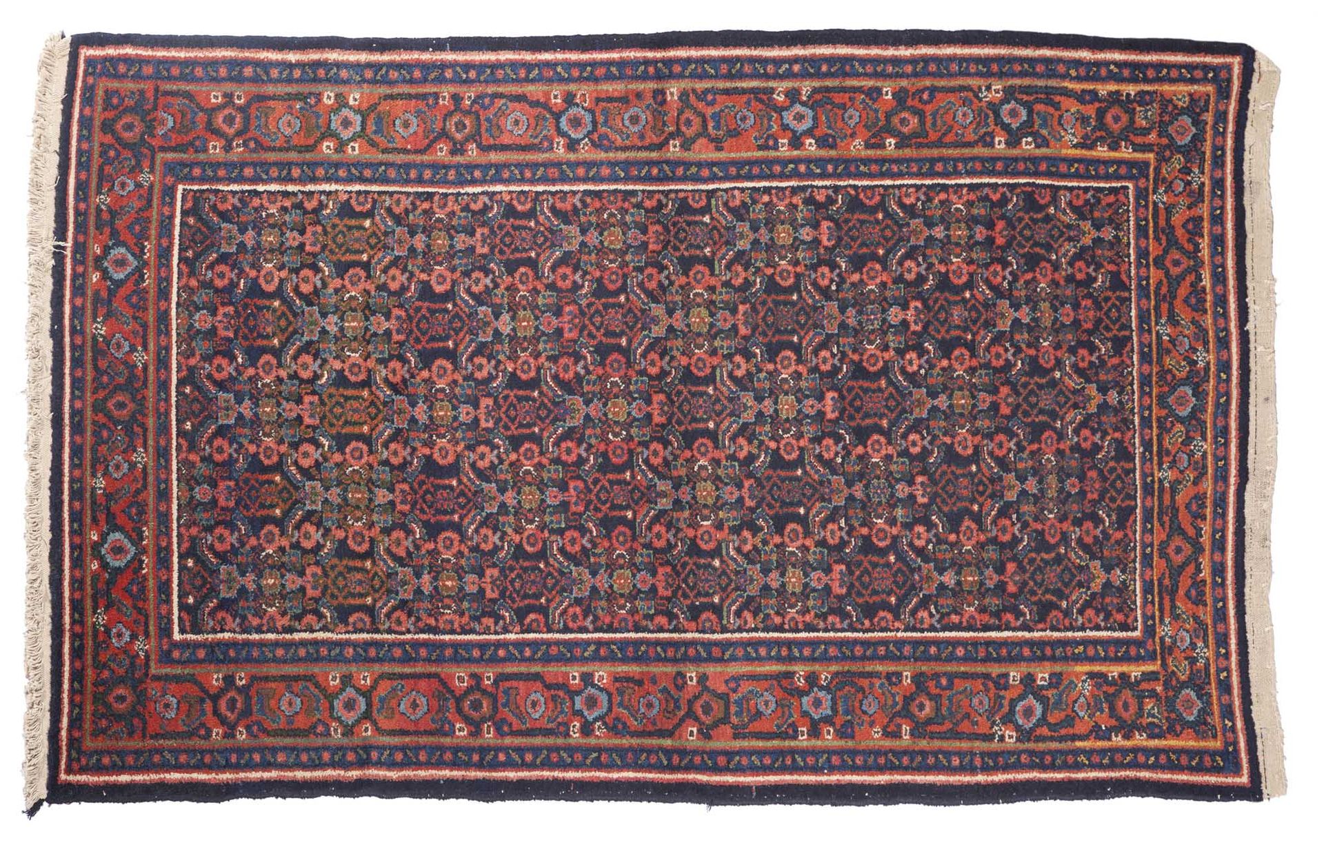 Null Teppich SENNEH (Persien), Mitte des 20. Jahrhunderts.

Maße: 202 x 125cm

T&hellip;