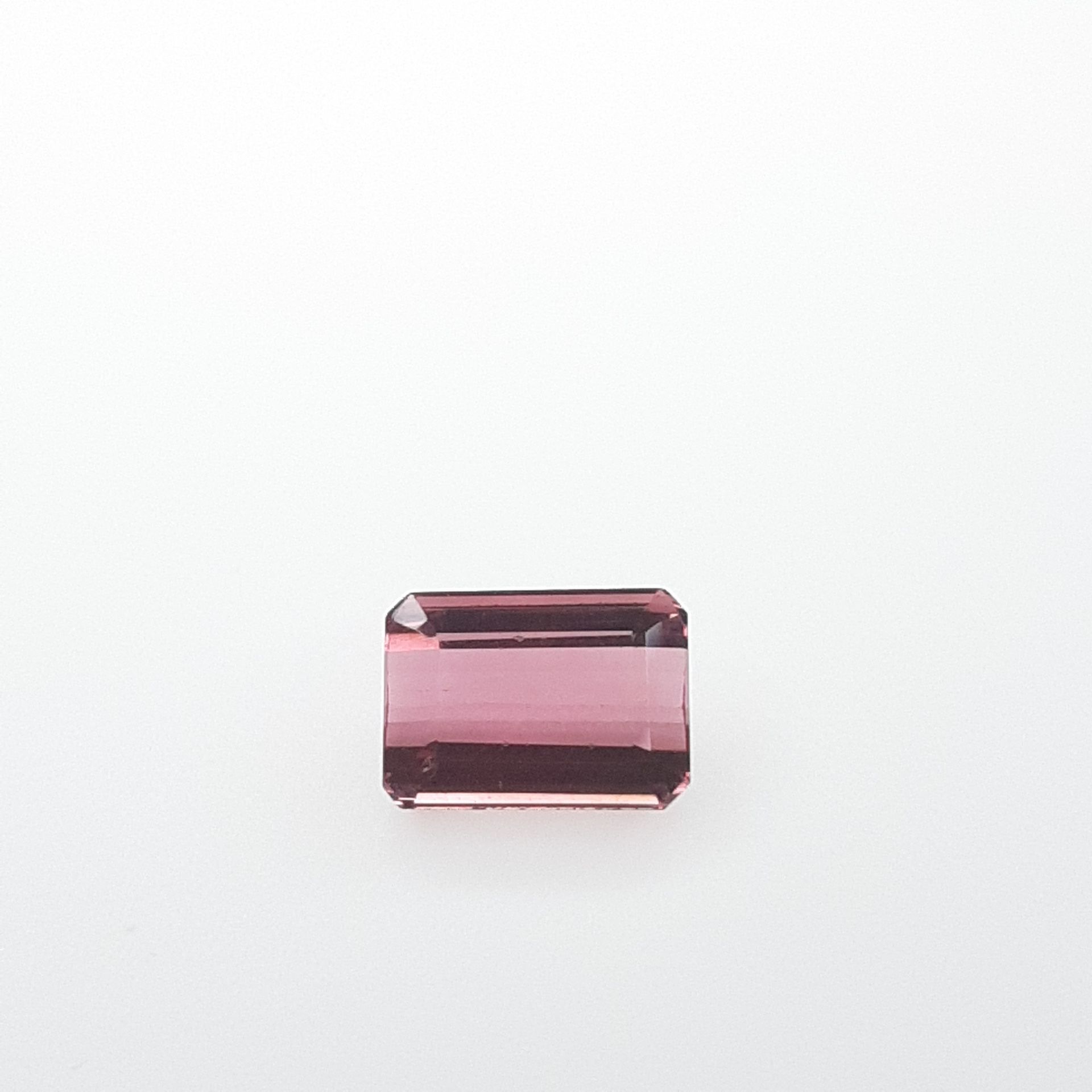 Rubellite - BRESIL - 3.95 cts 红柱石 - 产于巴西 - 粉红色 - 矩形尺寸，带切割面。无可挑剔 -重量3.95克拉 -尺寸：10&hellip;