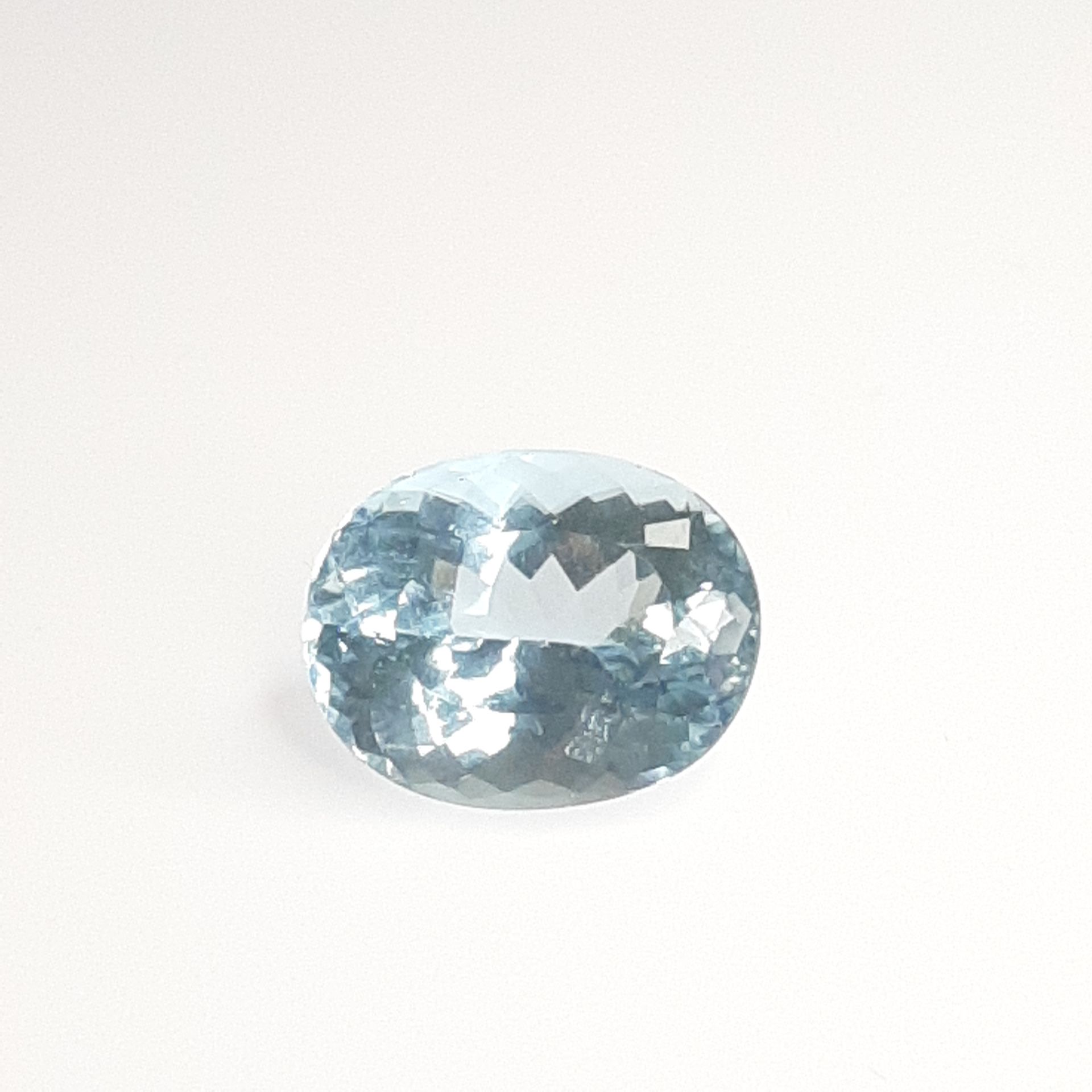 Aigue-marine - BRESIL - 9.75 cts Natural EAGLE - From Brazil - Blue color - Oval&hellip;