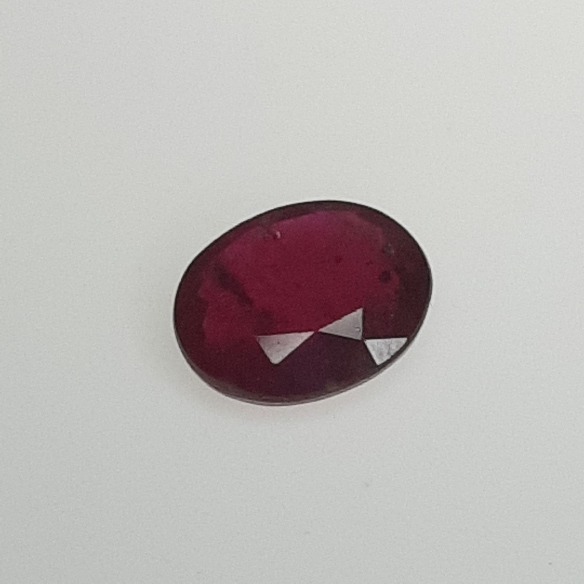 Rubis - Mozambique -2.02 cts 红宝石 - 产自莫桑比克 - 红色 - 椭圆形 - 未经处理 - 重量2.02克拉 - 尺寸：8.35&hellip;